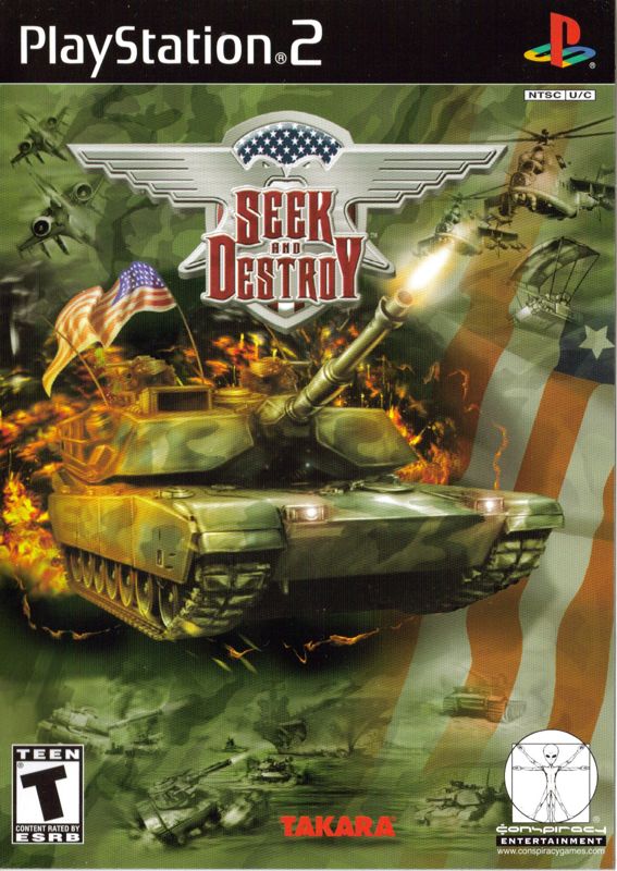 Ps2 Seek and Destroy – viršelis