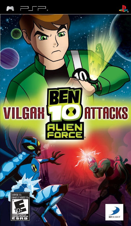 PSP Ben 10 Alien Force: Vilgax Attacks