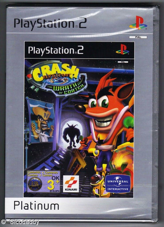 PS2 Crash Bandicoot: Wrath of Cortex
