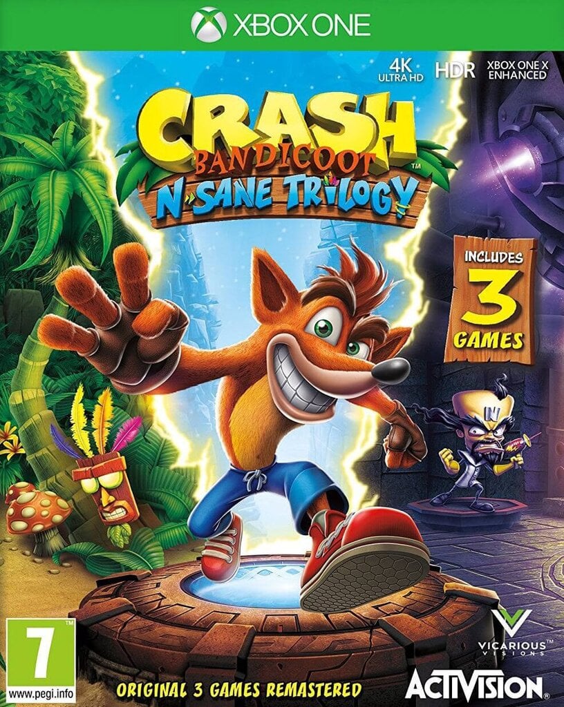 XBox One Crash Bandicoot N.sane Trilogy