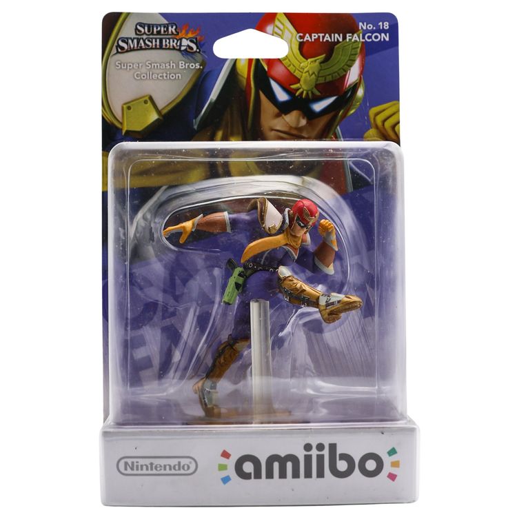 Nintendo Amiibo Captain Falcon – figūrėlė pakuotėje