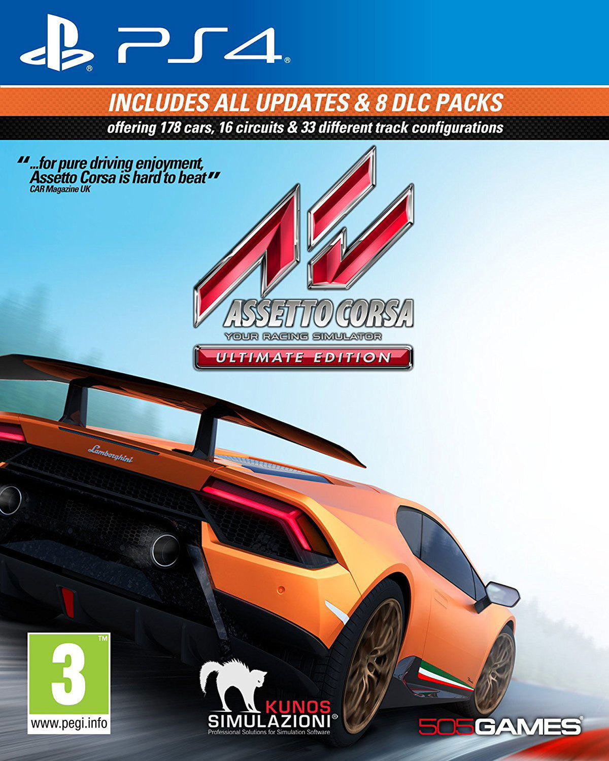 Ps4 Assetto Corsa Ultimate Edition – viršelis