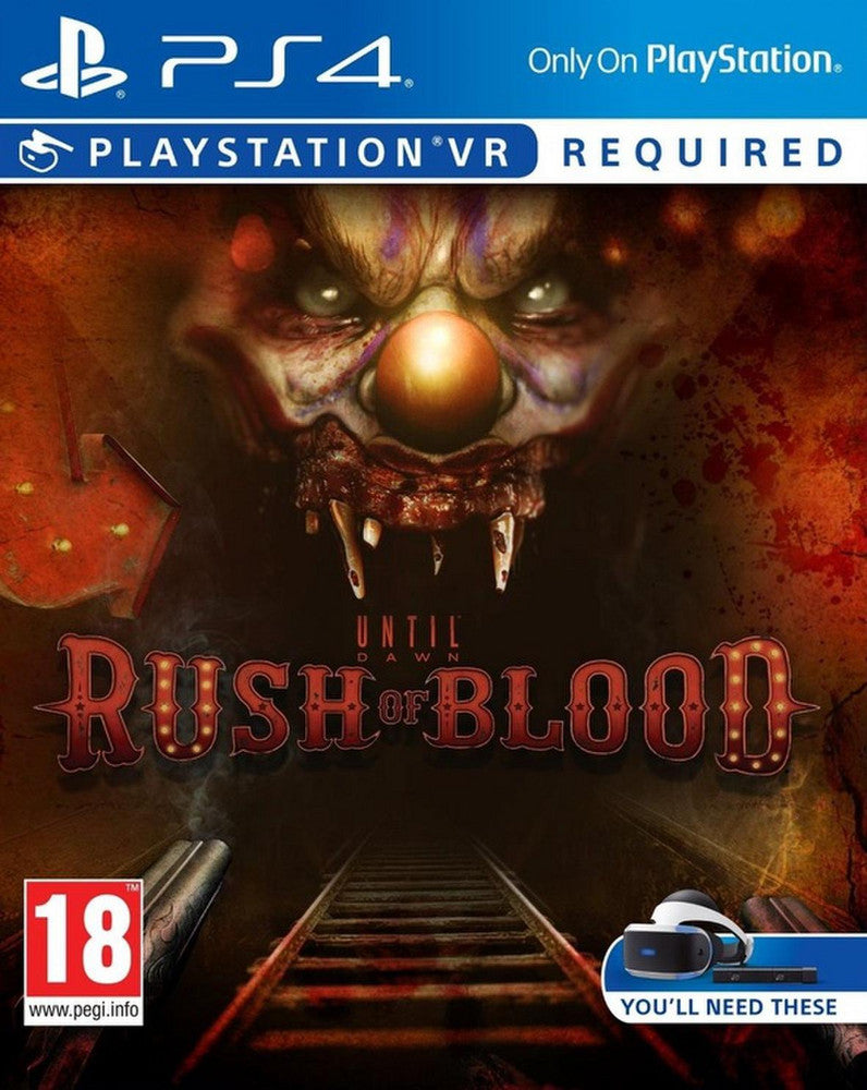 Ps4 Until Dawn Rush Of Blood VR
