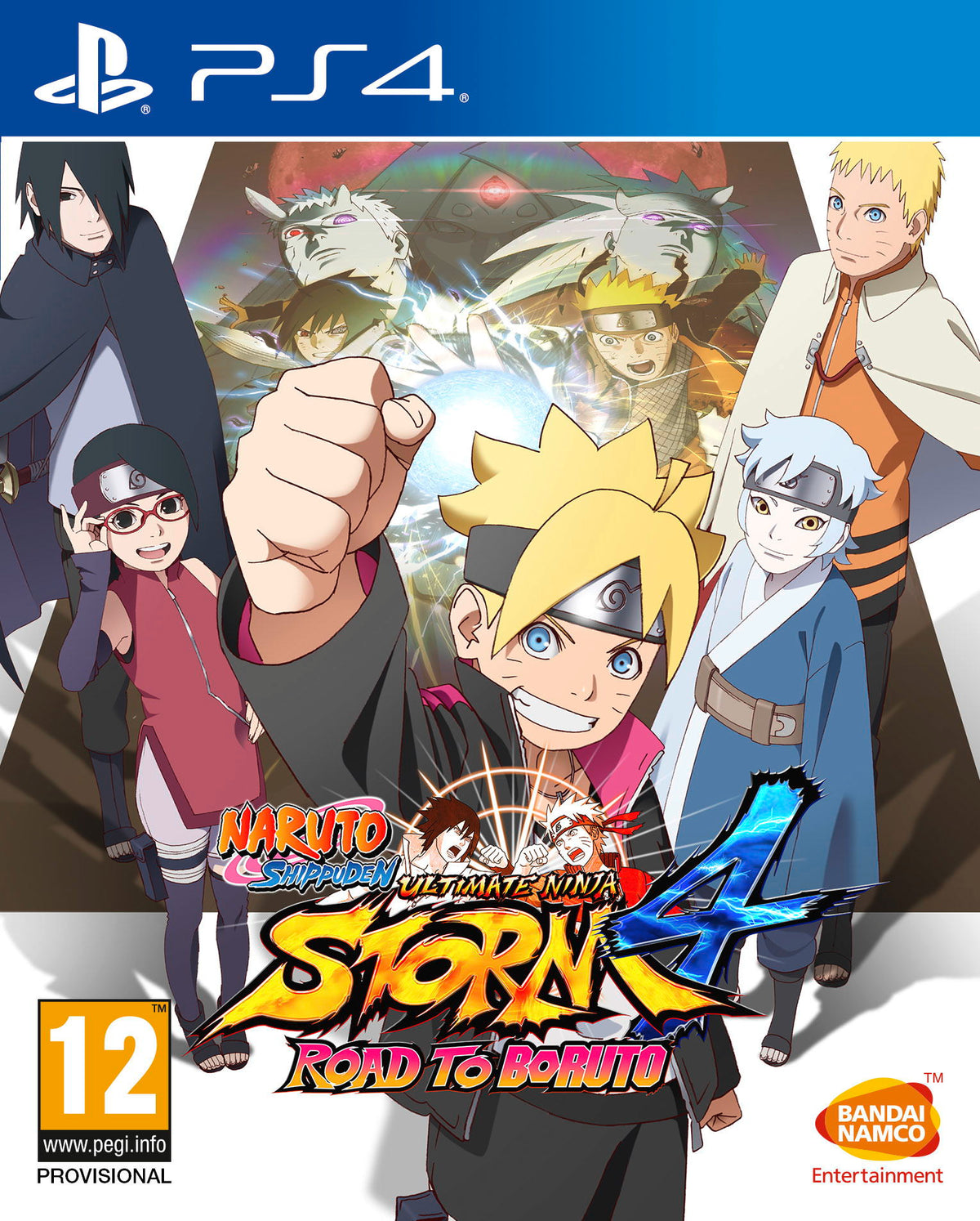 Naruto Shippuden: Ultimate Ninja Storm 4 Road to Boruto PS4 viršelis