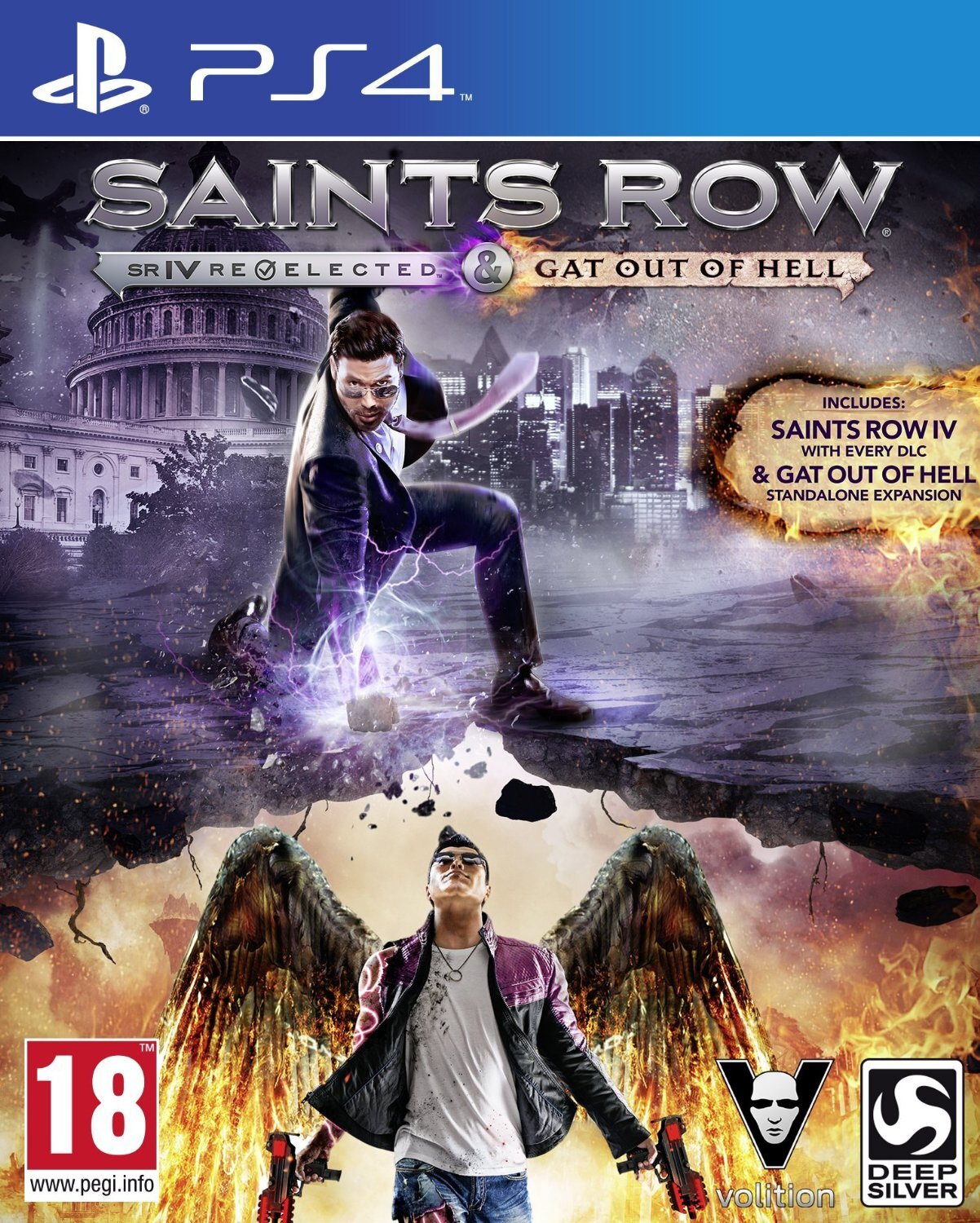 Ps4 Saints Row IV: Re-Elected and Gat Out of Hell
