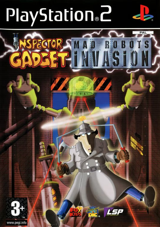 PS2 Inspector Gadget: Mad Robots Invasion