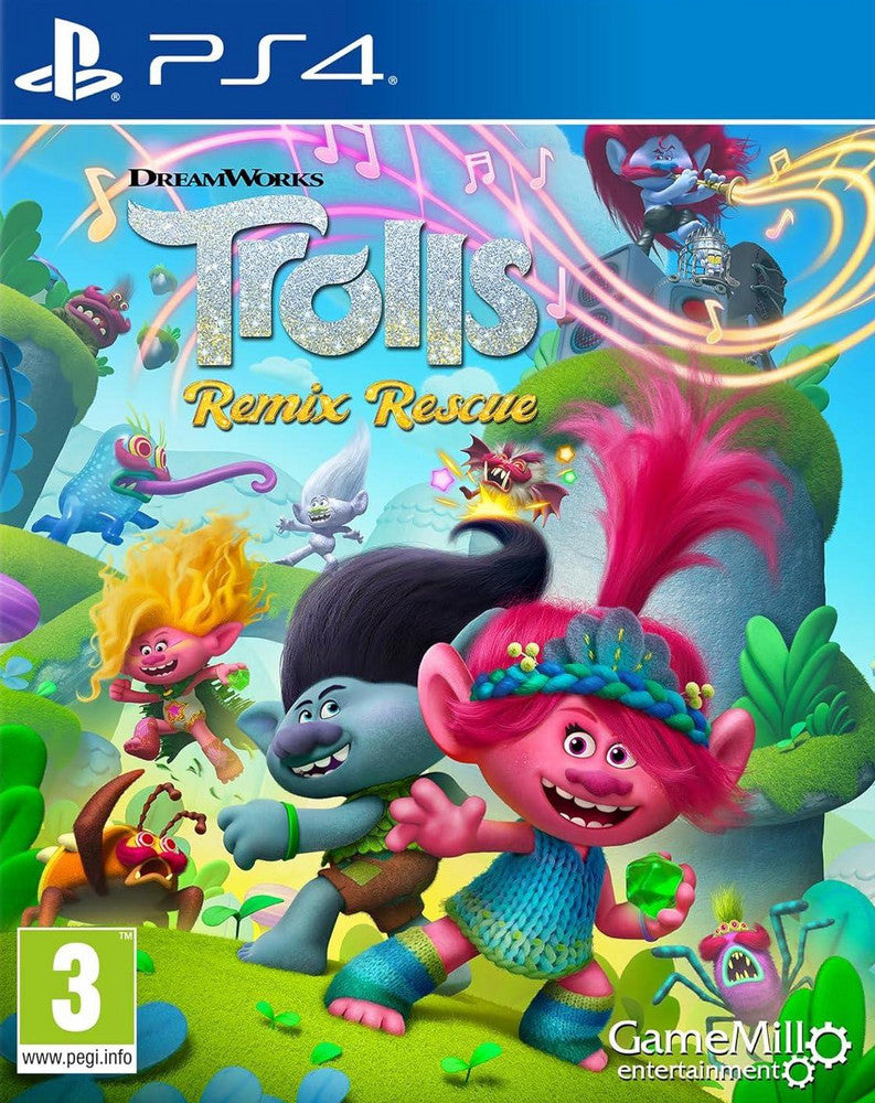 PS4 DreamWorks Trolls Remix Rescue