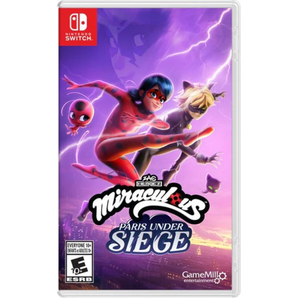 Nintendo Switch Miraculous: Paris Under Siege – viršelis