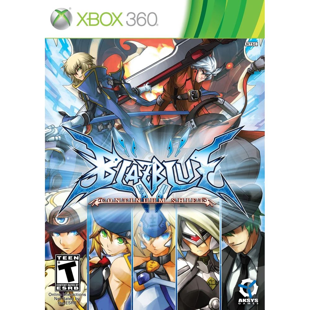 Xbox 360 BlazBlue: Continuum Shift – viršelis