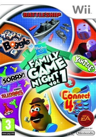 Nintendo Wii Hasbro Family Game Night