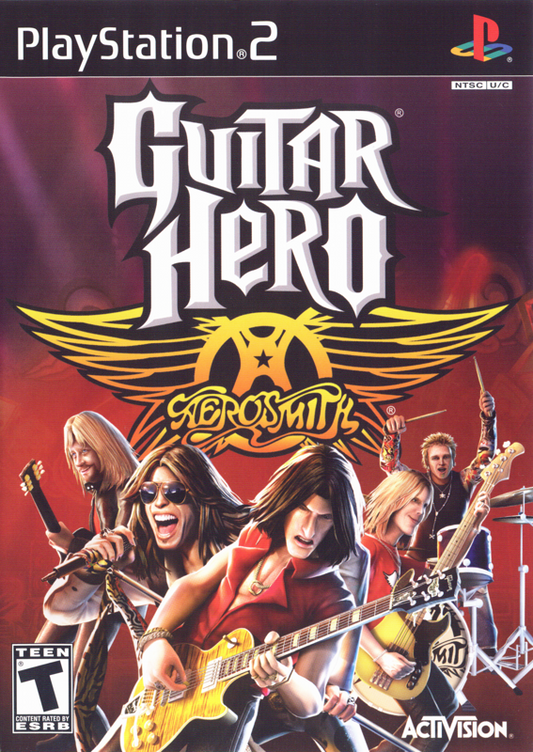 Ps2 Guitar Hero Aerosmith – viršelis