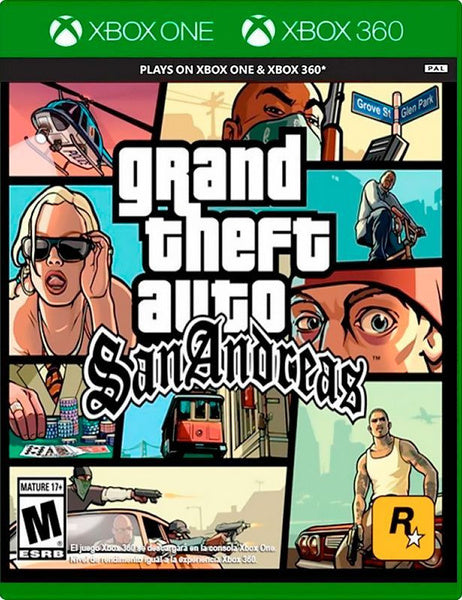 Grand Theft Auto San Andreas Xbox 360 / Xbox One