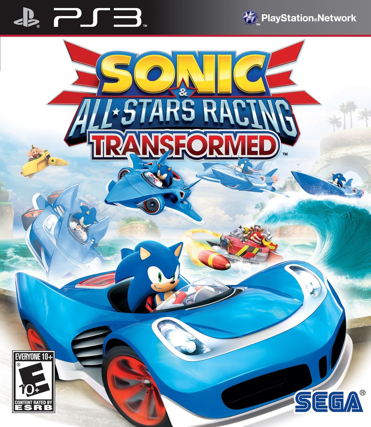 PS3 Sonic & All-Stars Racing Transformed