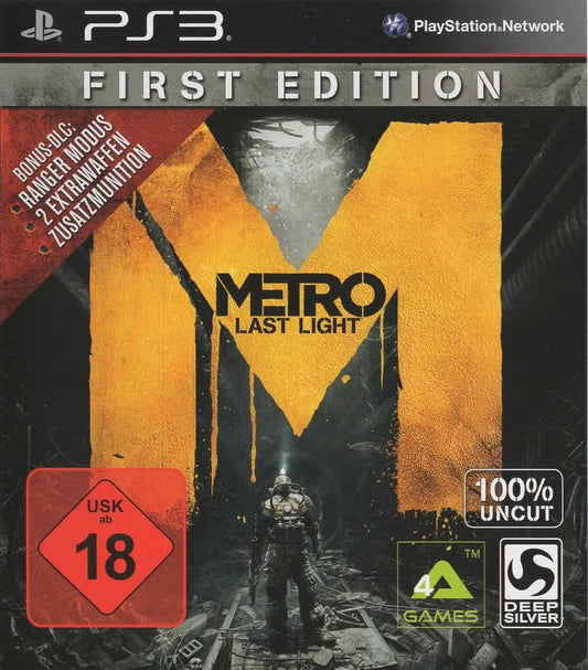 PS3 Metro: Last Light - First Edition