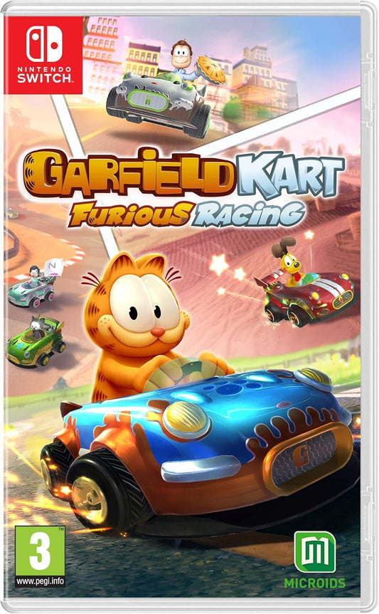 Nintendo Switch Garfield Kart Furious Racing