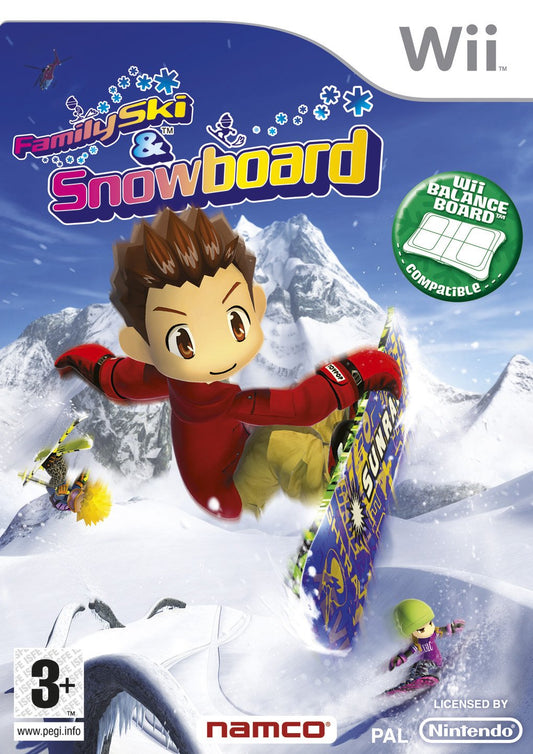 Nintendo Wii Family Ski And Snowboard