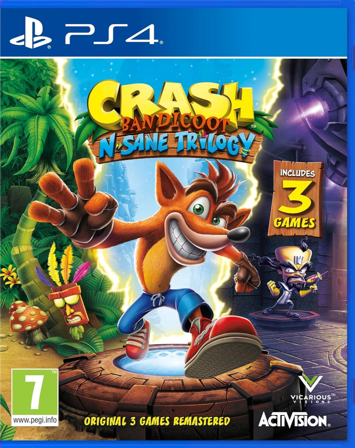 PS4 Crash Bandicoot N. Sane Trilogy