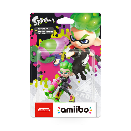 Nintendo Amiibo Inkling Boy (Neon Green) pakuotė