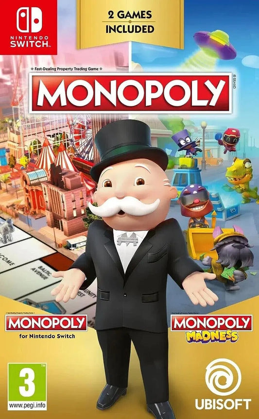 Nintendo SWITCH Monopoly and Monopoly Madness