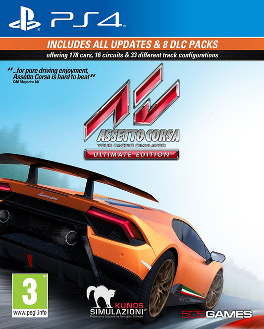 Ps4 Assetto Corsa Ultimate Edition – viršelis