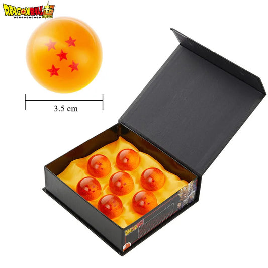 Dragon Ball 7 rutulių rinkinys su dėžute – 3,5 cm