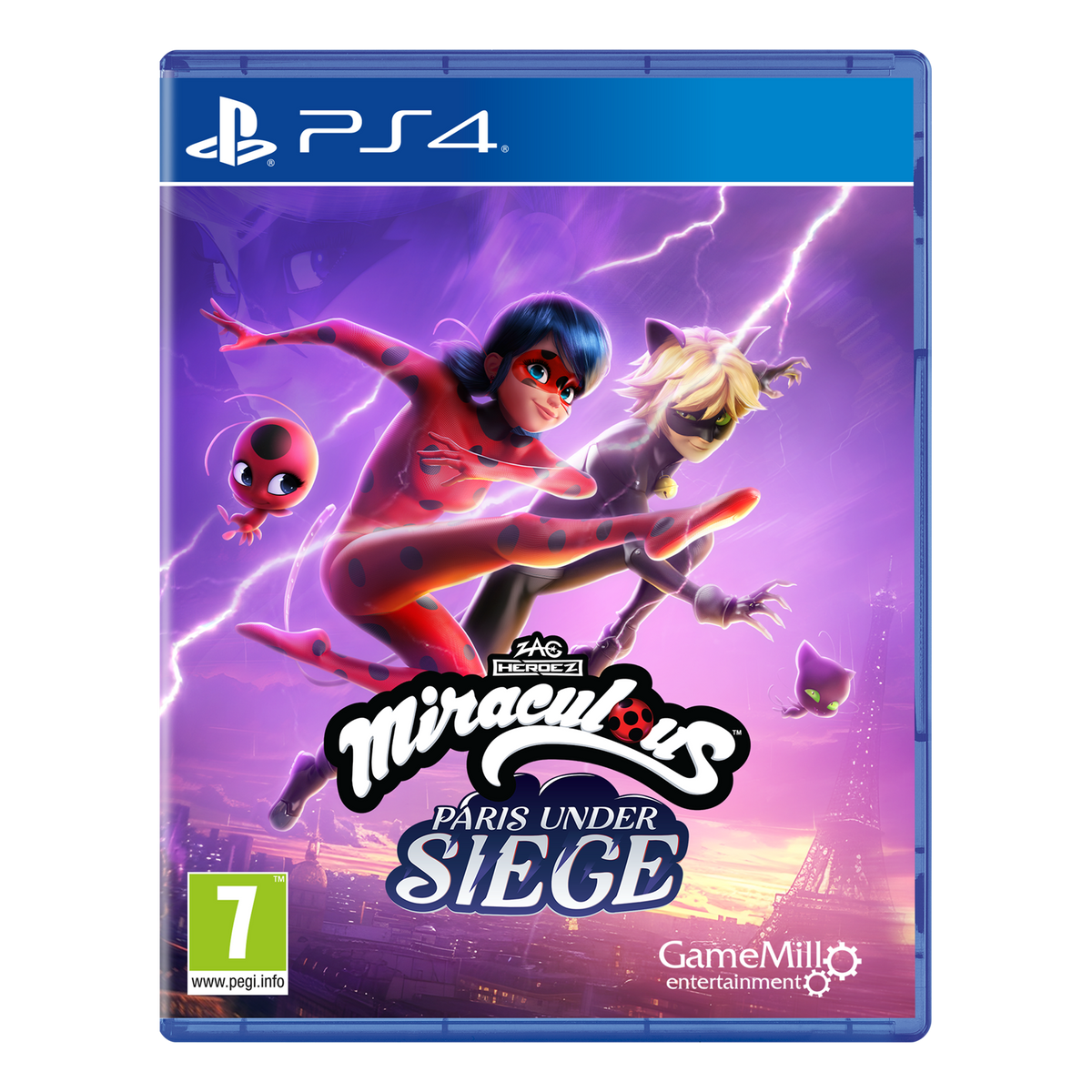 Miraculous: Paris Under Siege PS4 viršelis