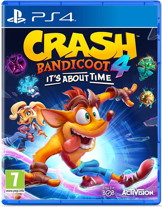 Crash Bandicoot 4: It's About Time PS4 viršelis