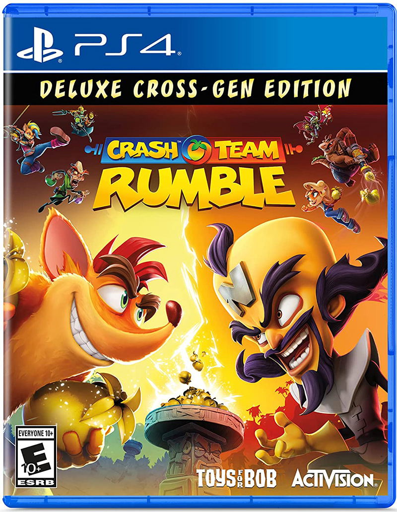 Crash Team Rumble Deluxe Cross-Gen Edition PS4 viršelis