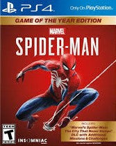 PS4 Spider-Man game of the year edition