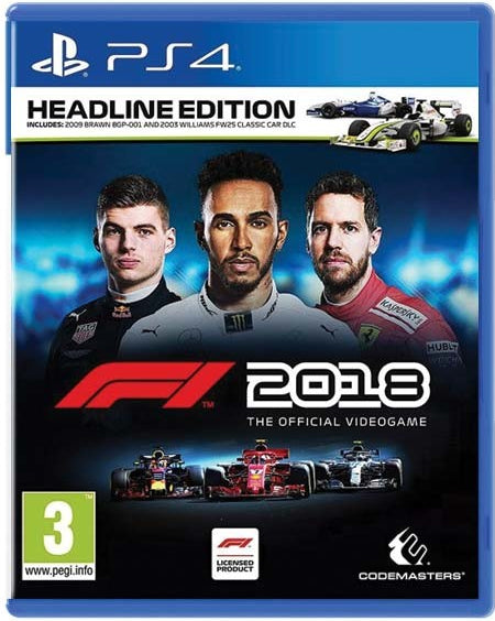 PS4 F1 2018