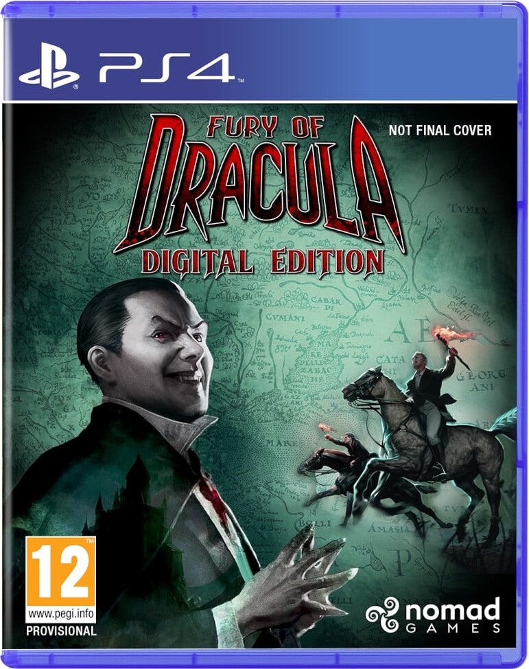 Fury of Dracula: Digital Edition PS4 viršelis