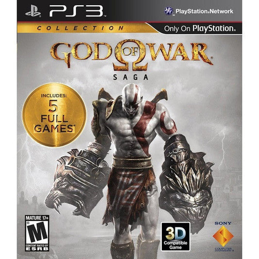 PS3 God of War Saga – pilnas dėžutės viršelis