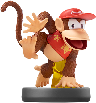 Nintendo Amiibo Diddy Kong figūrėlė