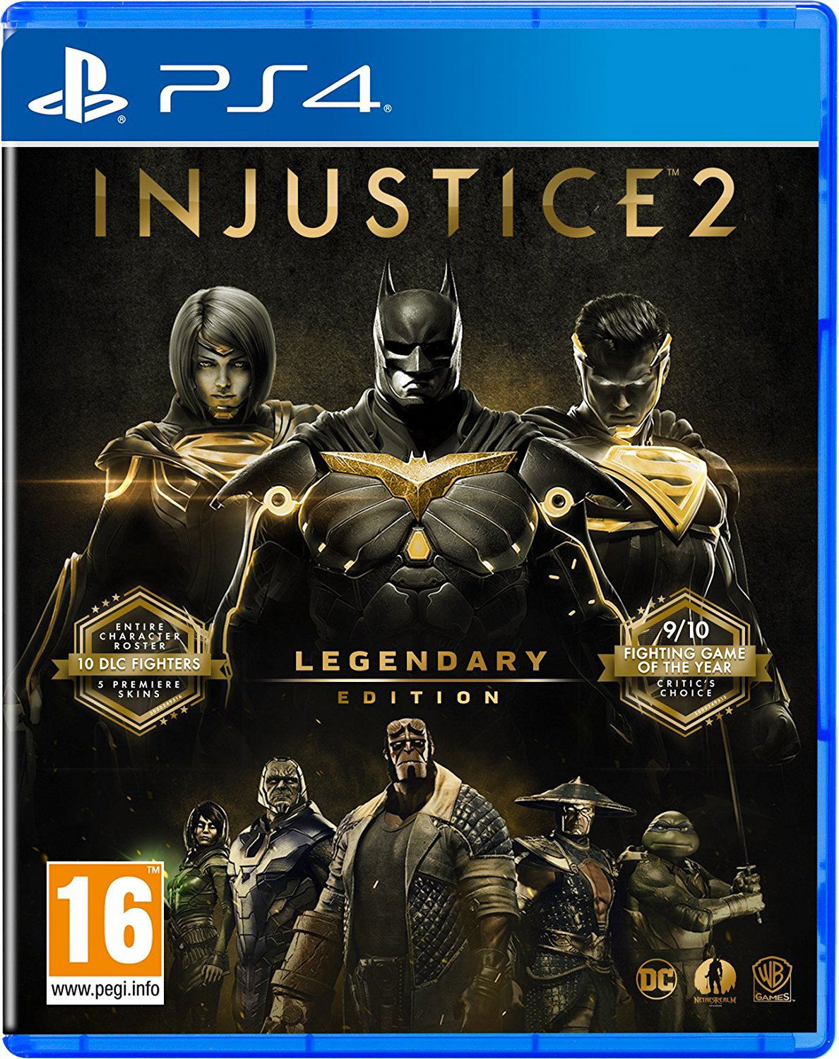 Injustice 2 Legendary Edition PS4 viršelis
