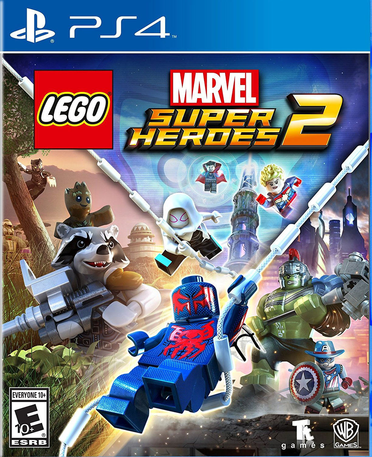 LEGO Marvel Super Heroes 2 PS4 viršelis