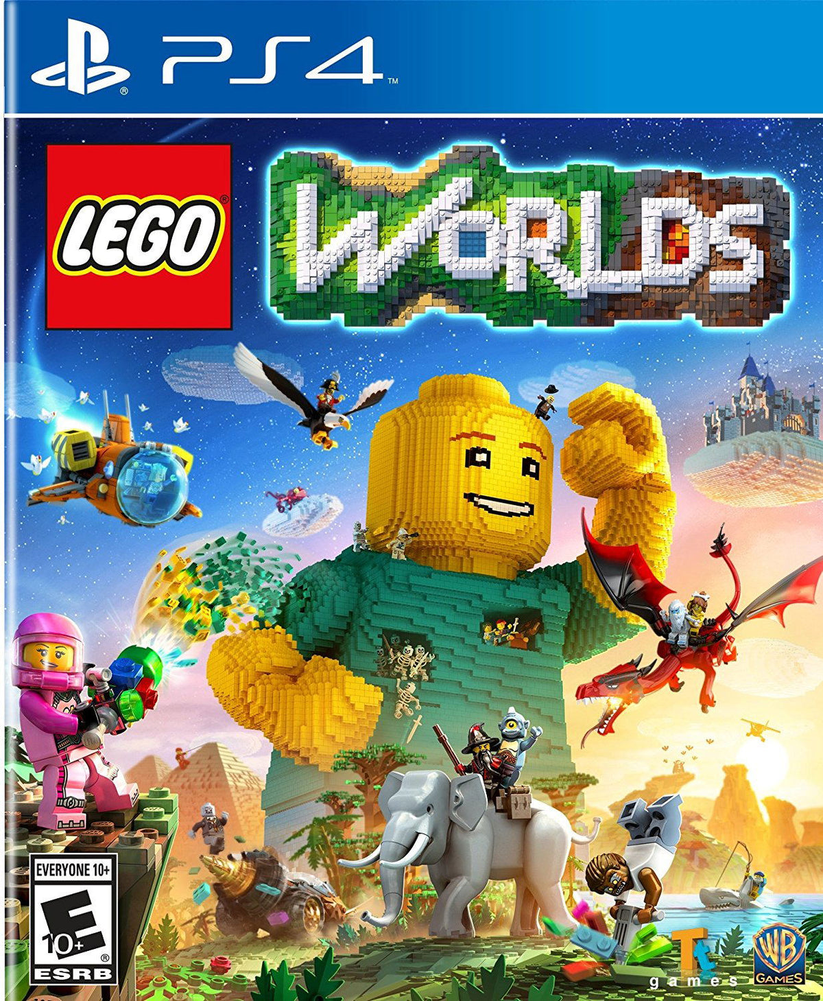 LEGO Worlds PS4 viršelis