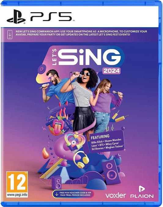 Ps5 Let's Sing 2024 – viršelis