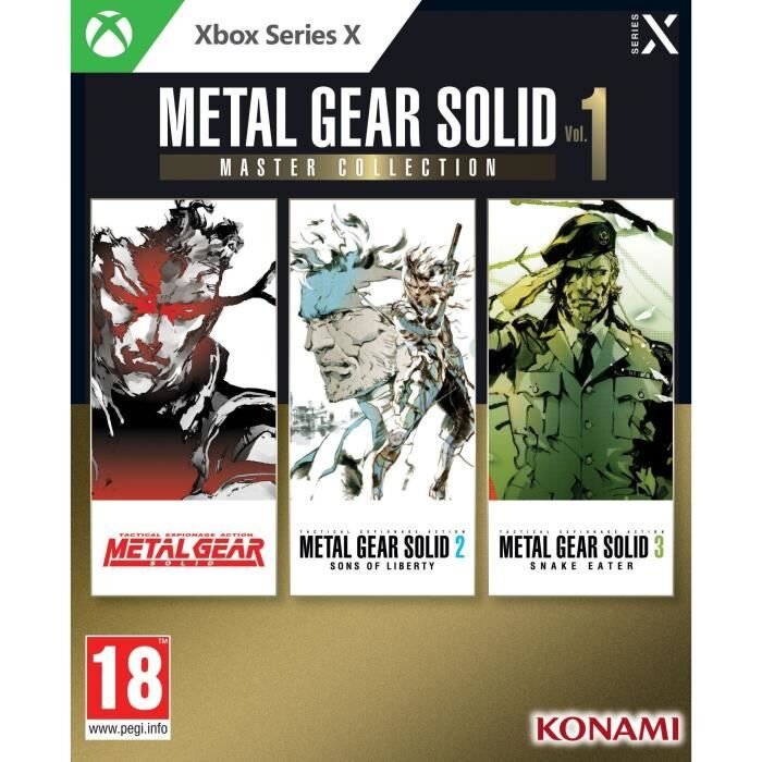 Xbos series Metal Gear Solid Master Collection Vol 1