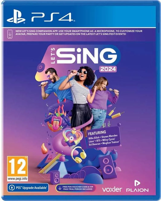 Ps4 Let's Sing 2024 – viršelis