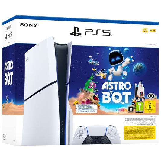 Sony PlayStation 5 (PS5) Konsolė 1TB Slim – Astro Bot Rinkinys