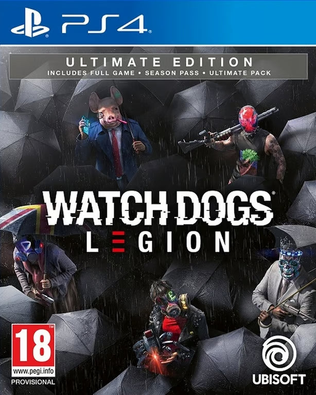 PS4 Watch Dogs Legion Ultimate Edition incl. Season Pass and Ultimate Pack