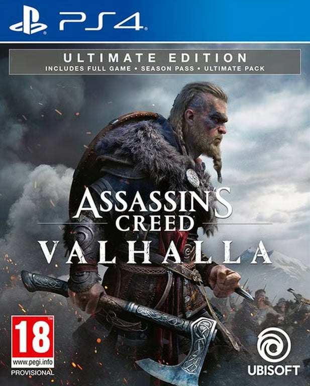 PS4 Assassin's Creed Valhalla Ultimate Edition incl. Season Pass and Ultimate Pack