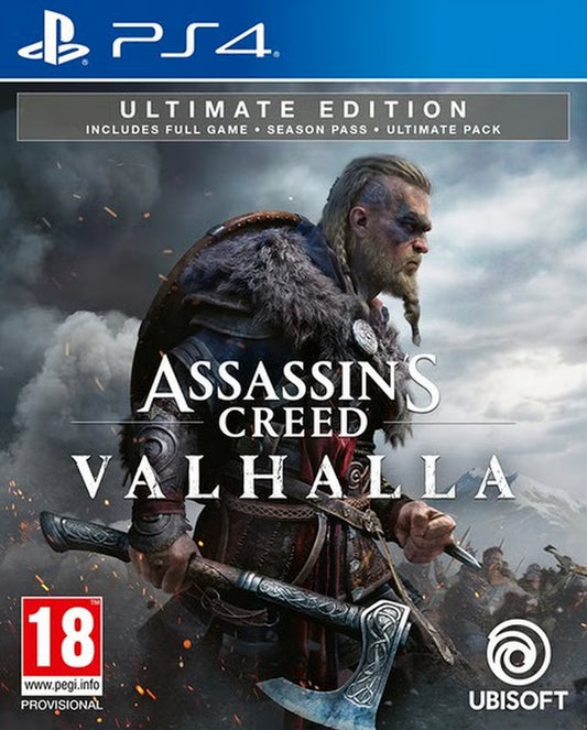 PS4 Assassin's Creed Valhalla Ultimate Edition incl. Season Pass and Ultimate Pack