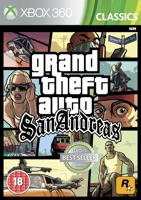 Xbox 360 Grand Theft Auto: San Andreas (GTA) 5026555264969