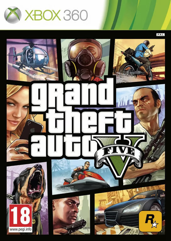 Xbox 360 Grand theft auto V