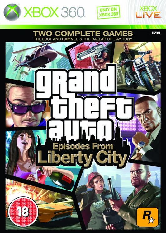 Xbox 360 Grand theft auto episodes from Liberty City