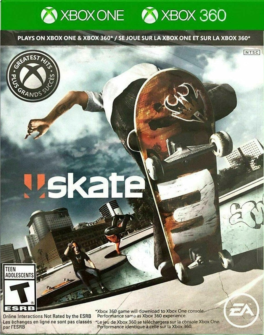 Xbox one Xbox 360 Skate 3