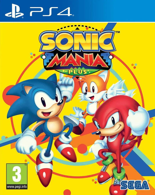 Sonic Mania Plus PS4 viršelis