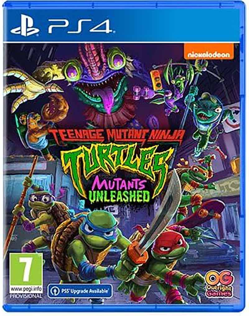 Teenage Mutant Ninja Turtles: Mutants Unleashed PS4 viršelis