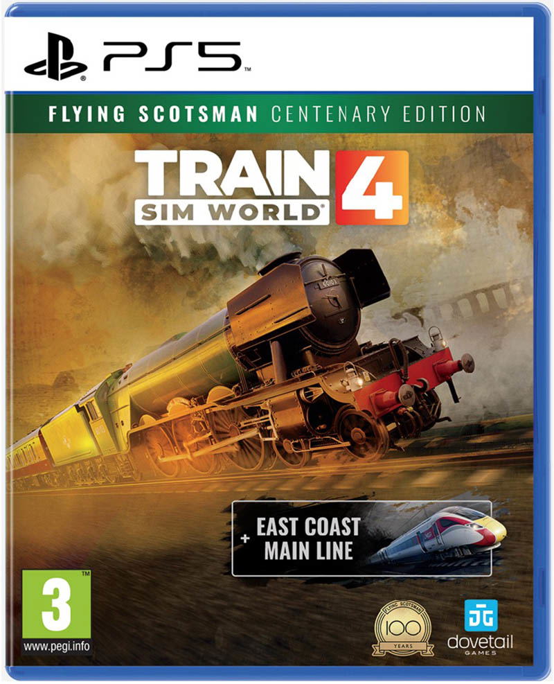 Ps5 Train Sim World 4 Flying Scotsman Centenary Edition – viršelis